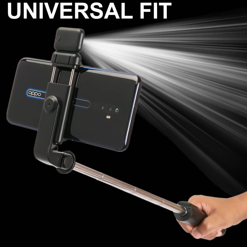 Dealsplant Bluetooth Selfie Stick with Remote and LED Selfie Light Tripod and Mobile Stand-Selfie Sticks-dealsplant