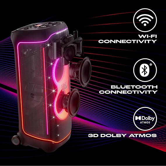 JBL Partybox Ultimate, Dynamic Lightshow, Party Pad, Wi-Fi & Bluetooth Connectivity-Speaker-dealsplant