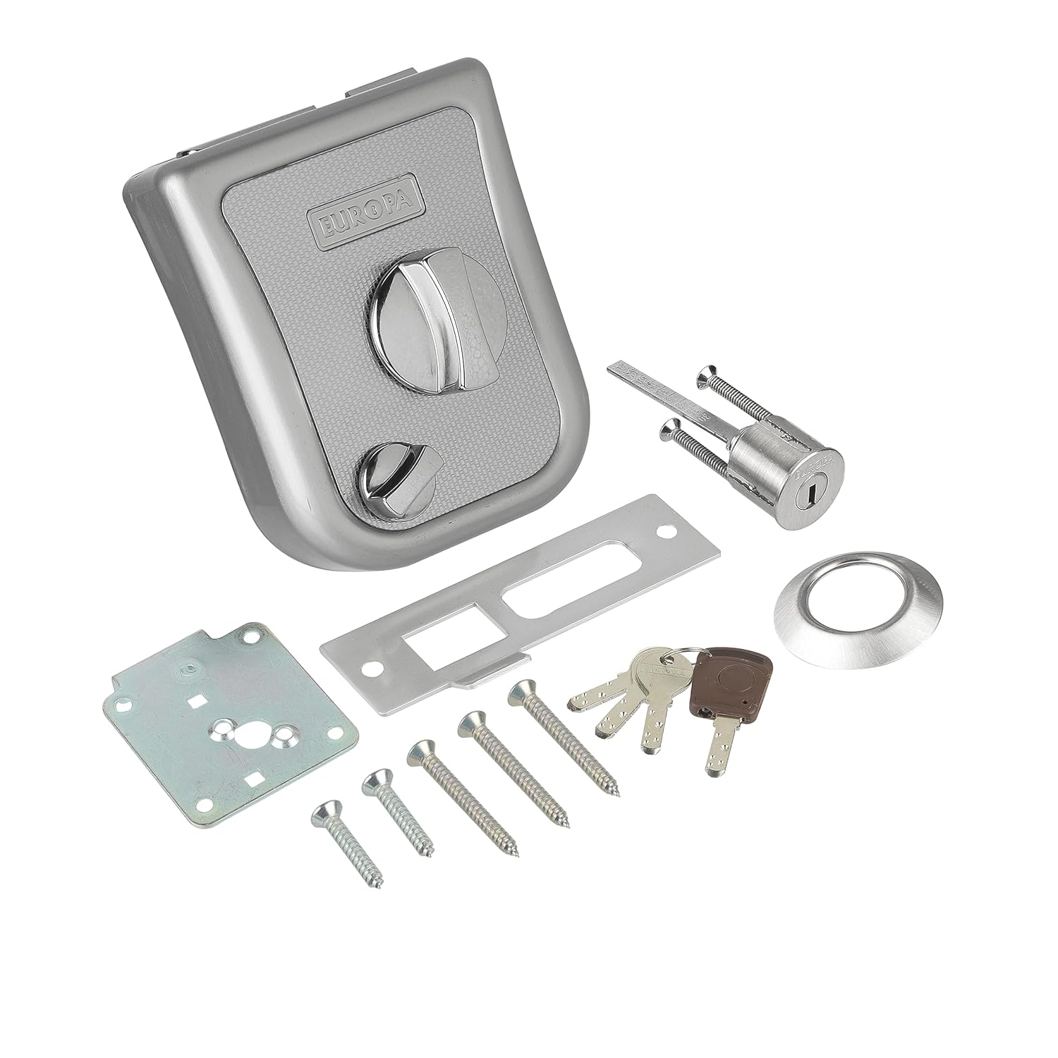 Europa N312 Nexen Next - Gen Night Latch (Anti Brass/Satin Nickel)-Door lock-dealsplant