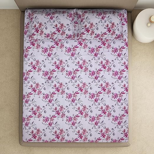 Welspun Double Bedsheet with 2 Pillow Covers-Health & Personal Care-dealsplant