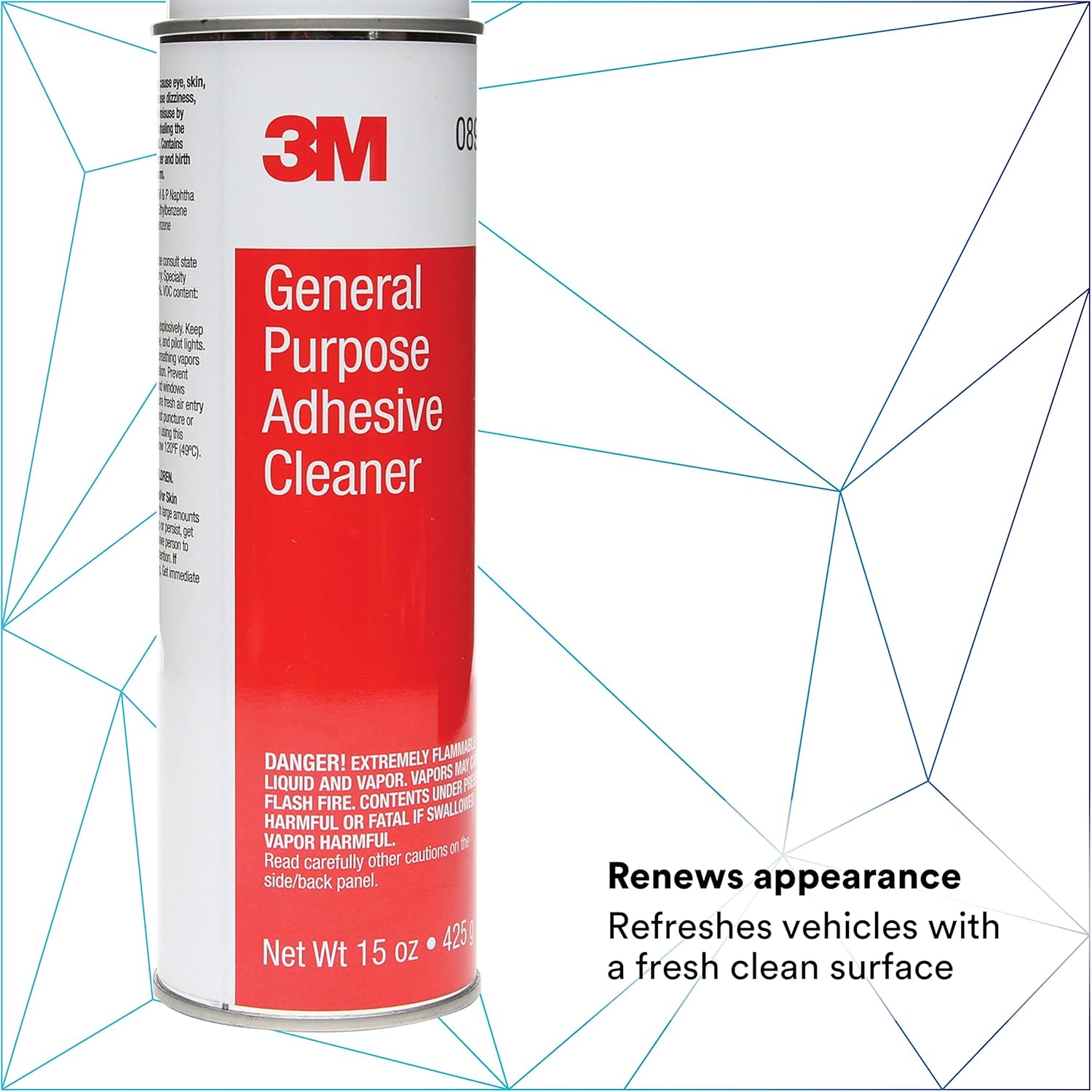 3M General Purpose Adhesive Cleaner (425 g, Clear) | Removes Sticky Residue from Glue, Stickers and Tapes | Safe on Paint-Car Accessories-dealsplant