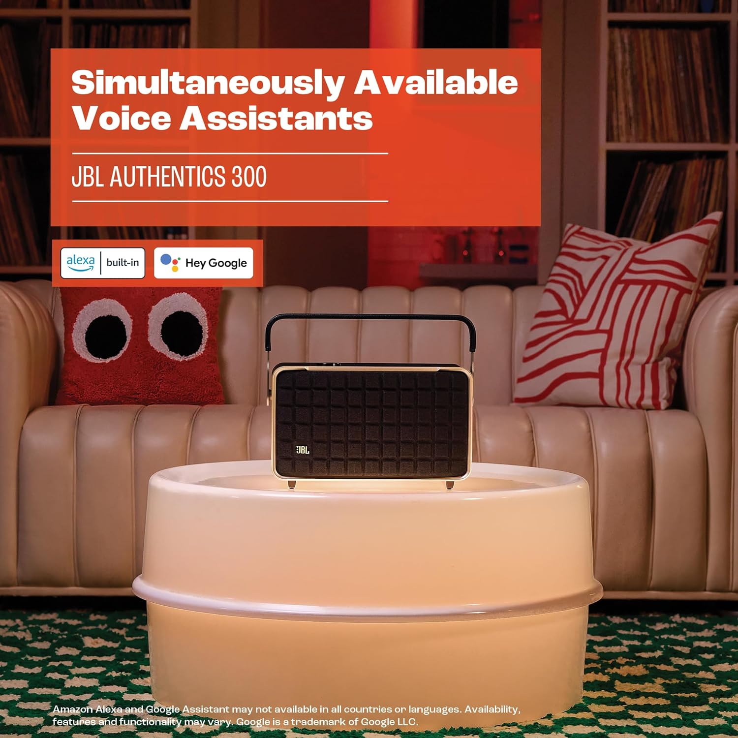 JBL Authentics 300 - Retro Style Wireless Bluetooth/WiFi Home Speaker-Bluetooth Speakers-dealsplant