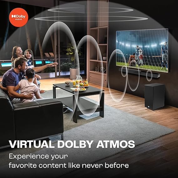 JBL CINEMA SB190 Deep Bass, Dolby Atmos Soundbar with Wireless Subwoofer for Extra Deep Bass, 2.1 Channel with Remote-Bluetooth Sound bar-dealsplant