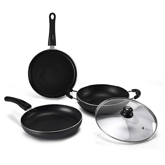 Lifelong LLCK19 Popular Non-Stick Cookware Set 3-Pieces-dealsplant