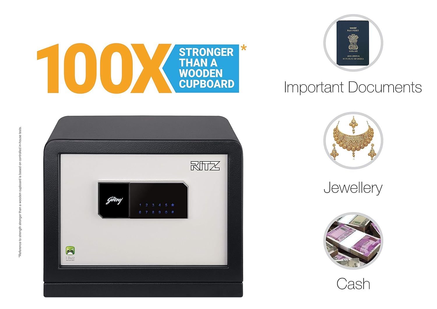 Godrej Security Solutions Ritz Digital with I -Buzz Electronic Safe-Safe Locker-dealsplant