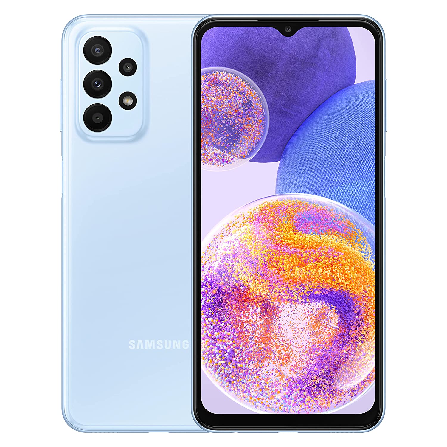 Samsung Galaxy A23-4G (6GB 128GB Storage) 50MP Quad Camera with OIS 5000 mAH long lasting Battery 165.4mm (6.6") FHD+ Infinity V 90Hz Smooth Display-Mobile Phones-dealsplant