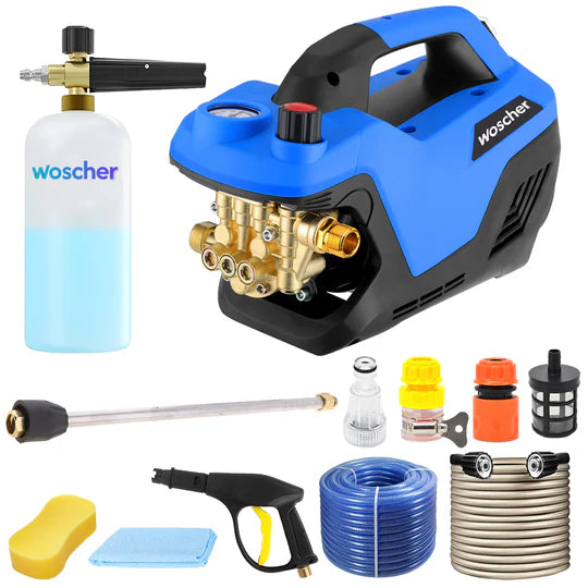 Woscher 969 100% Copper Motor 2400 W Power Pressure Washer 240 bar-Home & Kitchen Accessories-dealsplant