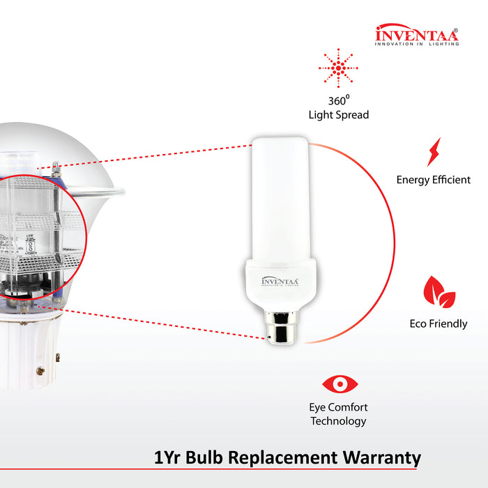 INVENTAA Viva Cute LED Gate Lightc12W For Modern House Entrance Lighting With 1 Year Replacement Warranty-dealsplant