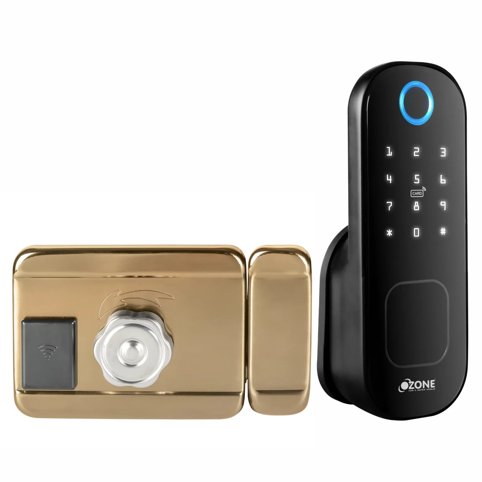 Ozone Cleo Wi-Fi Smart Door Lock with 4-way access | Door Thickness: 20-65 mm-Internet Security-dealsplant