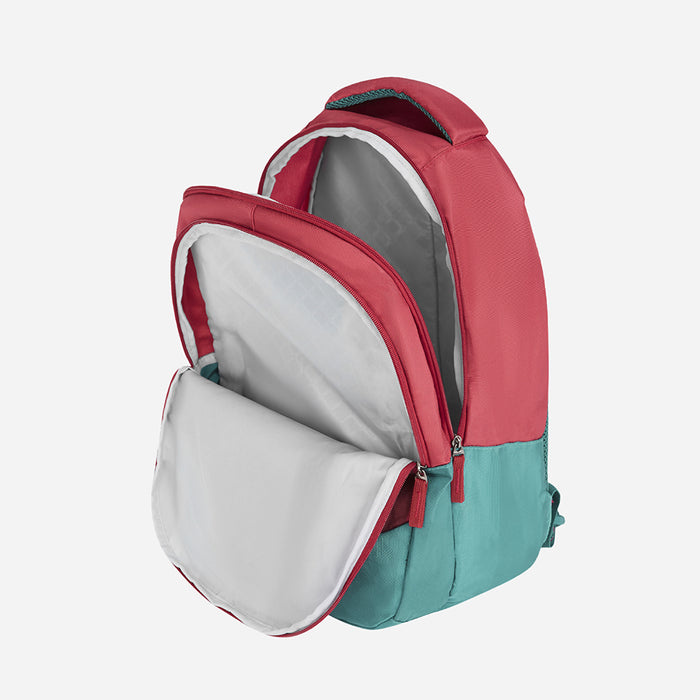 Safari Duo 9 32L Red Laptop Backpack with Easy Access Pockets-dealsplant