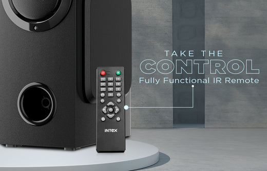 Intex TW 11802 TUFB 80W Tower Speaker with Wireless BT/USB/FM/AUX and Wired Mic-Trolley Speaker-dealsplant