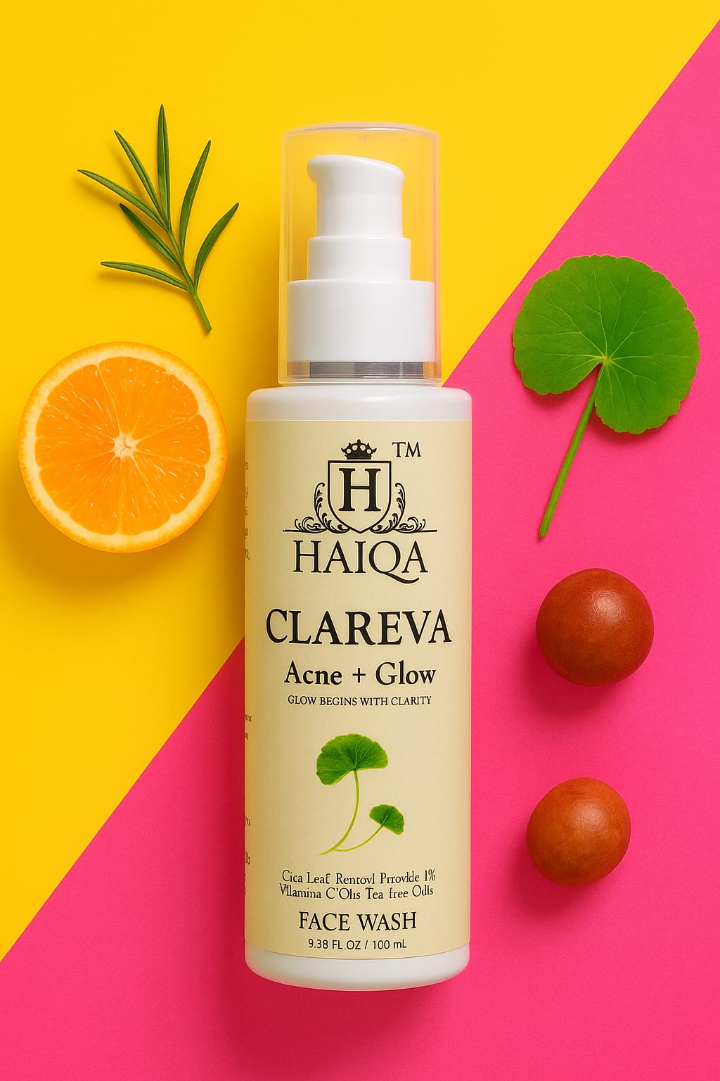 HAIQA CLAREVA ACNE FACE WASH-100ml-HEALTH & PERSONAL CARE-dealsplant
