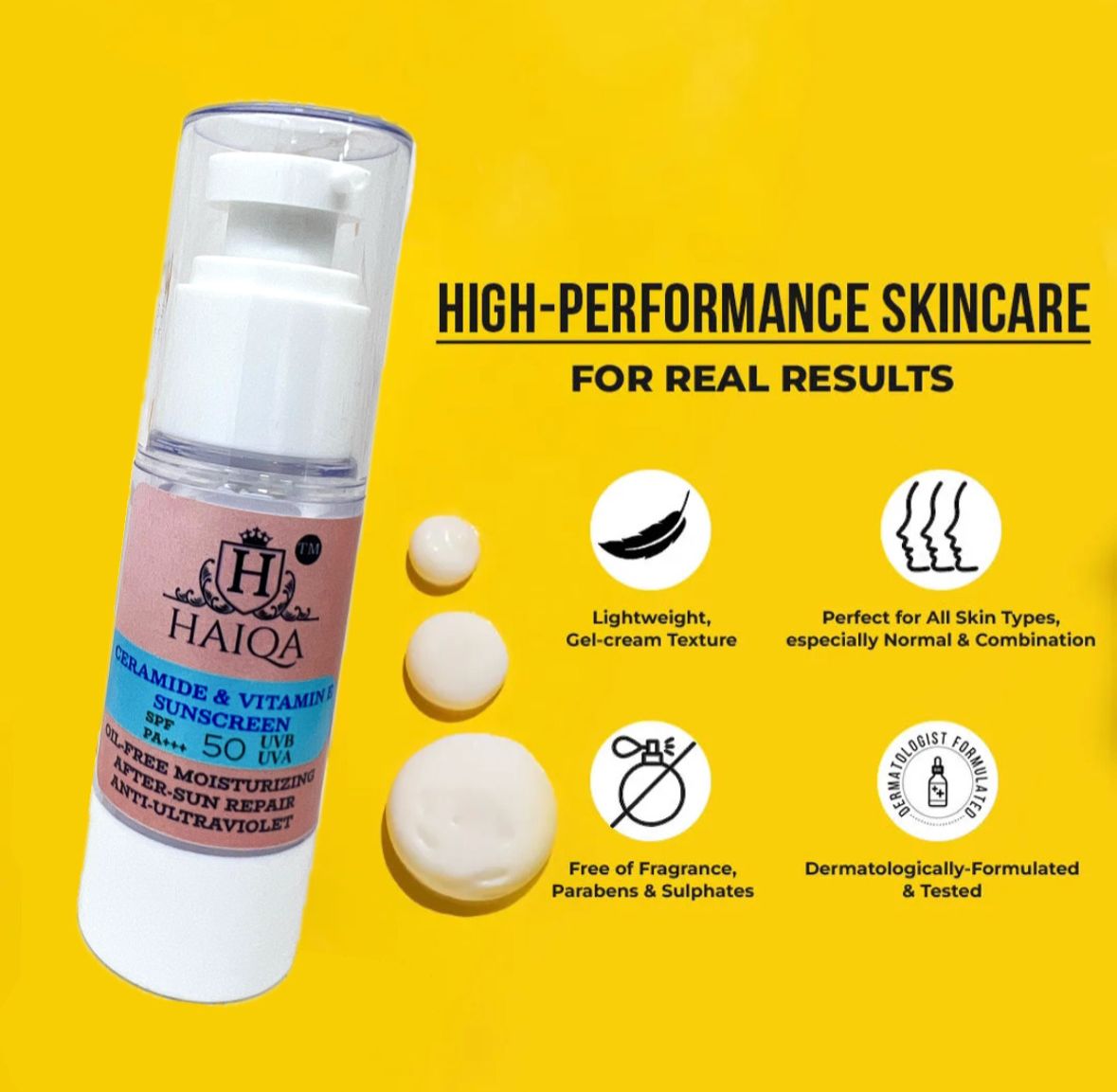 HAIQA CERAMIDE & VITAMIN E SUNSCREEN-HEALTH & PERSONAL CARE-dealsplant