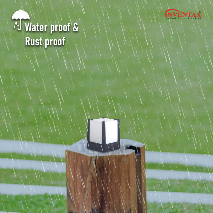 Inventaa Smart Cuba 12W Gate Light For Outdoor Landscape Lighting With 1 Year Replacement Warranty-Lightings & Bulbs-dealsplant