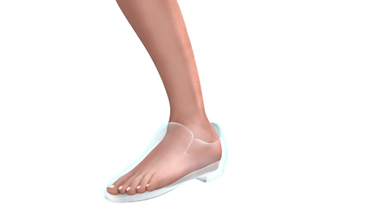 TYNOR OA WEDGE INSOLES, WHITE, 1 PAIR K-18-SOCKS-dealsplant