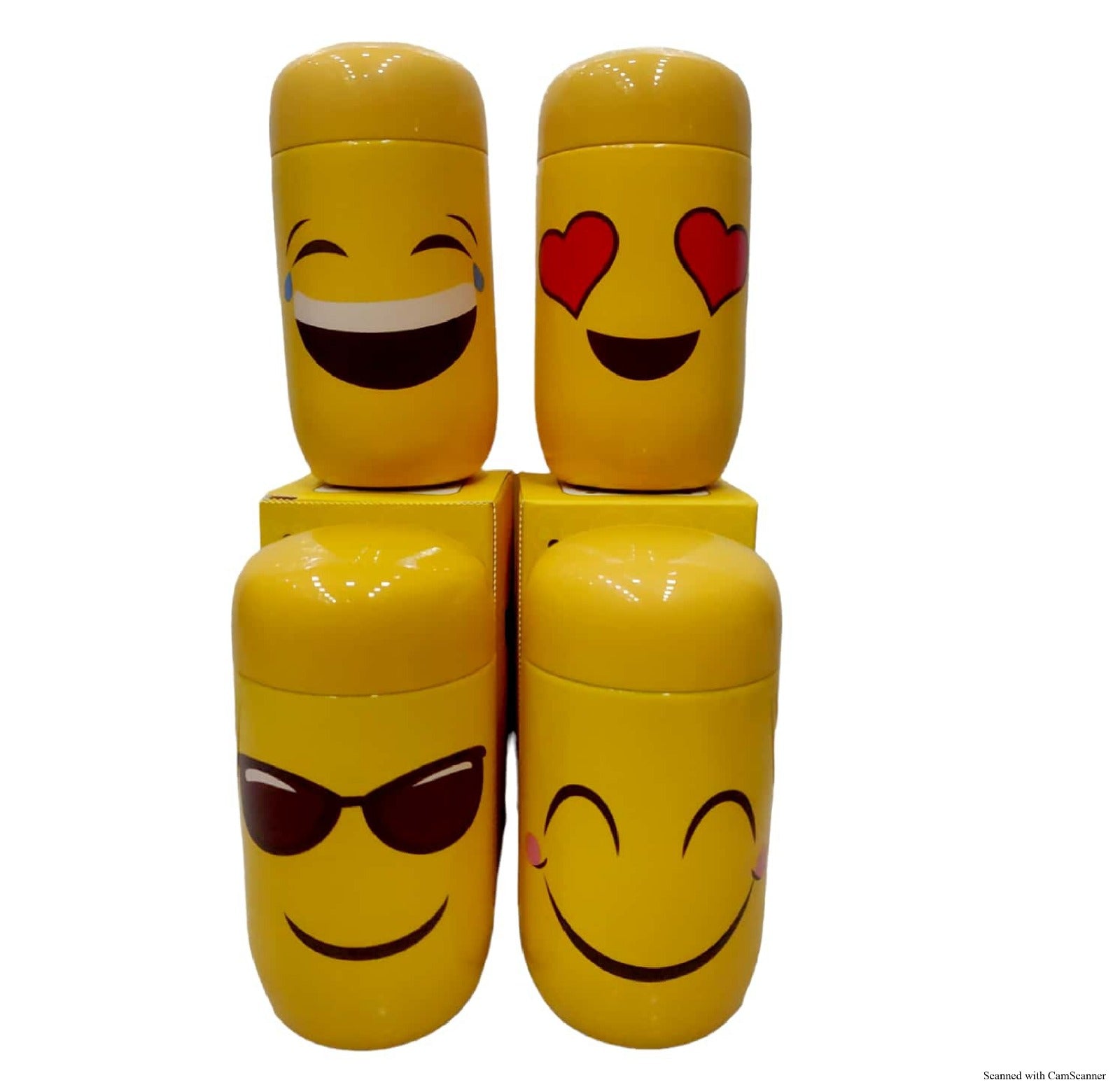 TAG Hills Cute Coffe cup with Hot & Cold Set of 3 smiley Unique Design Each 200 ml-Home & Kitchen Appliances-dealsplant