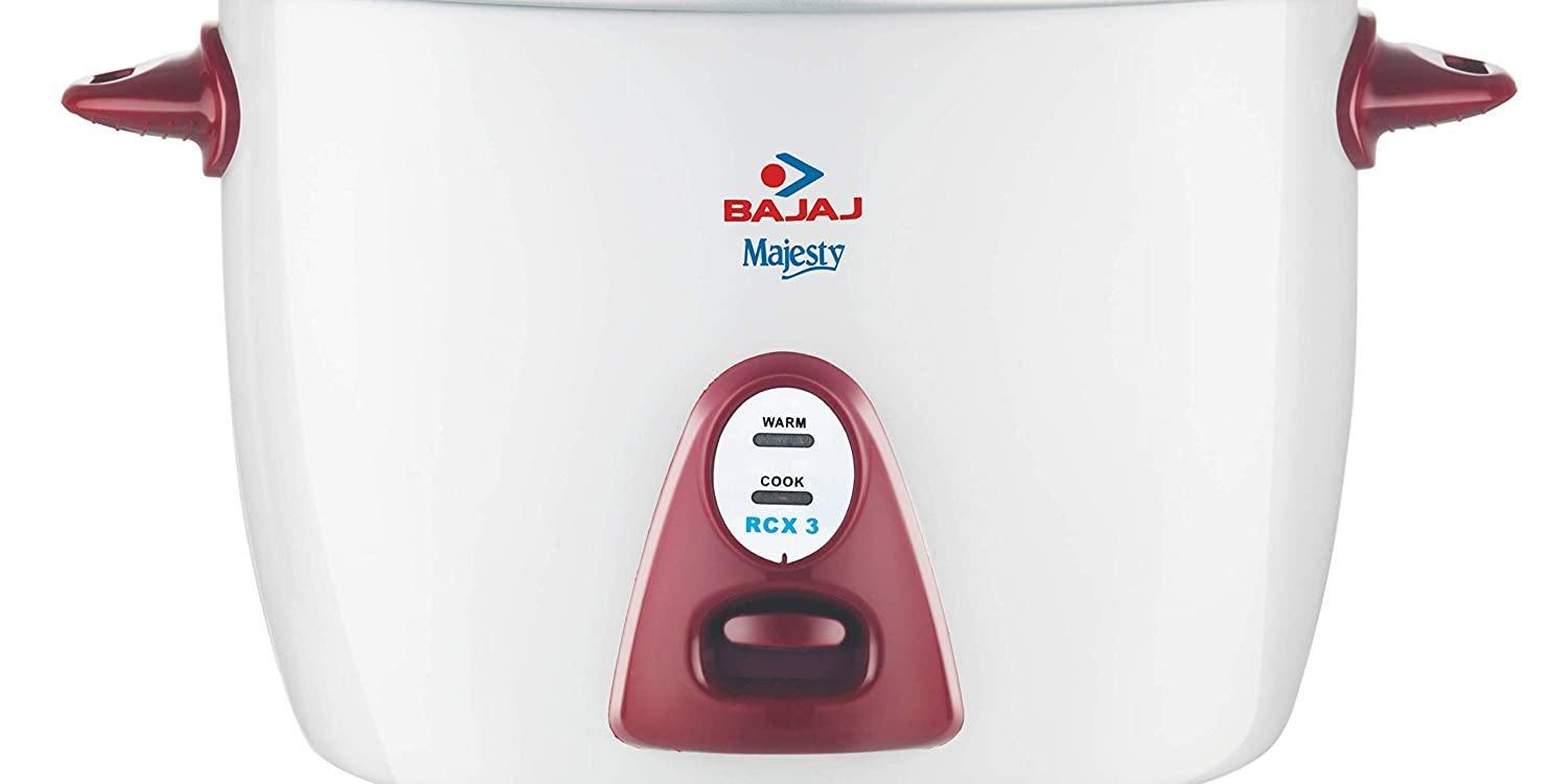 Bajaj Majesty New RCX-5,1800 ML 350-Watt Multi function Rice Cooker-Home & Kitchen Appliances-dealsplant