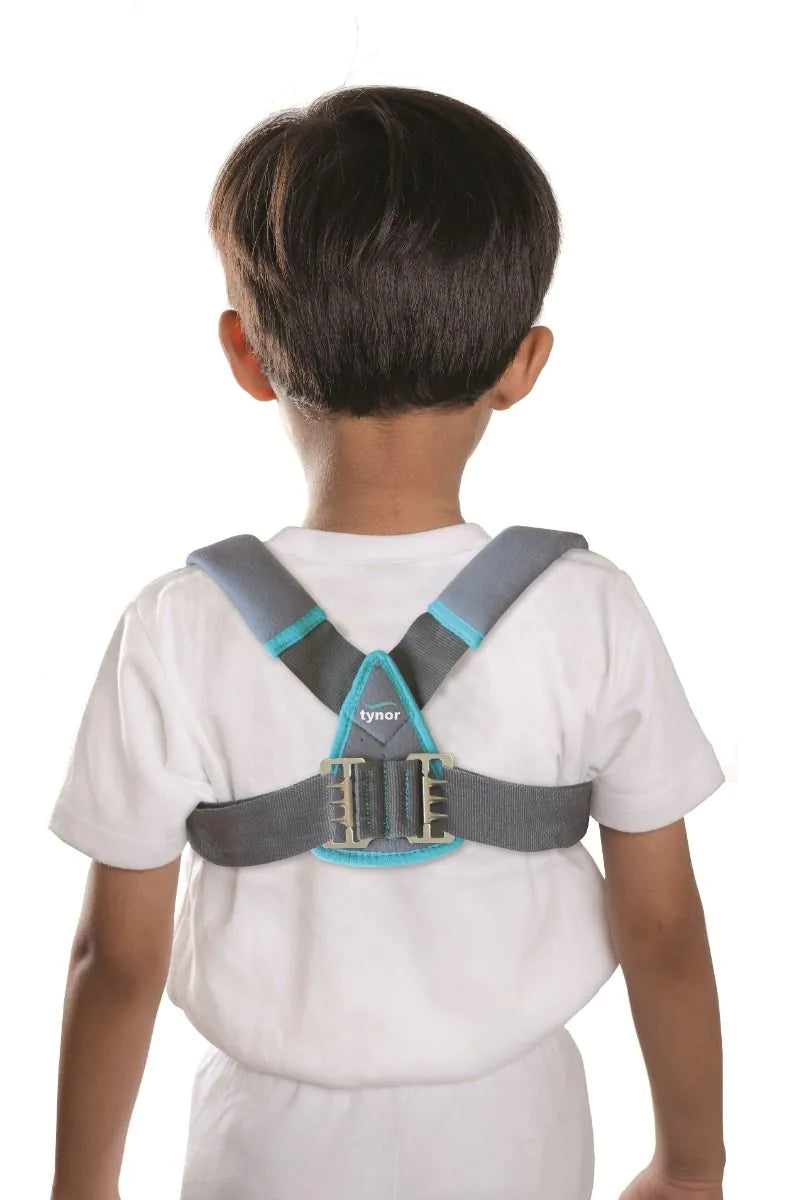 Tynor Clavicle Brace with Buckle, Grey, Child, 1 Unit C-05 CH-Health & Personal Care-dealsplant