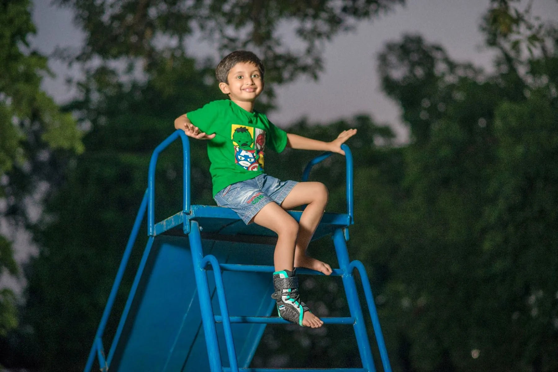 Tynor Ankle Brace, Black, Child 1- Unit D-02 CH-Health & Personal Care-dealsplant