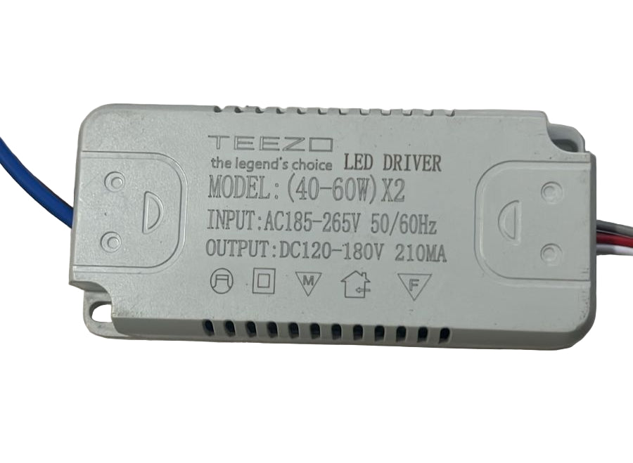 Dealsplant LED Driver choke power supply 40-60W x2 AC 230V in DC120-180V out 210mA-Led Driver-dealsplant