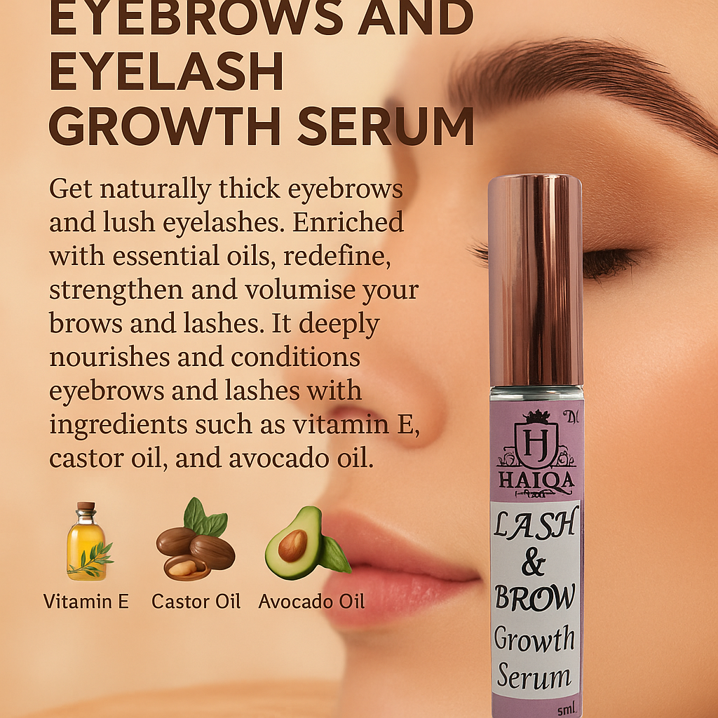 HAIQA EYEBROW & EYELASHES GROWTH SERUM-10ml-HEALTH & PERSONAL CARE-dealsplant