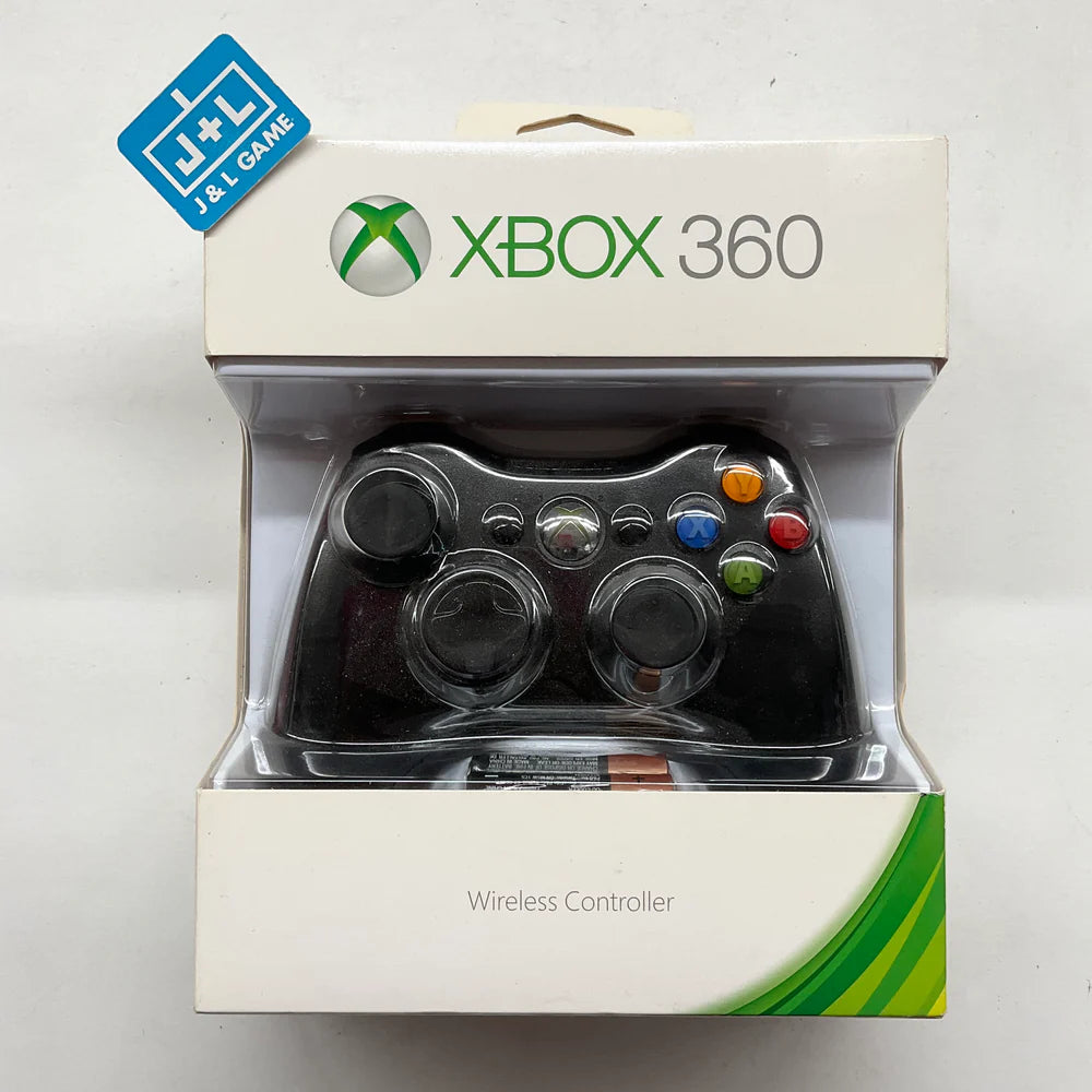 Microsoft Xbox 360 Wireless Controller - Glossy Black - Xbox 360-Wireless Controller-dealsplant