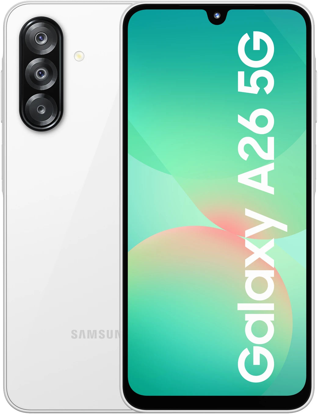 Samsung Galaxy A26 5G Awesome White-Mobile Phones-dealsplant