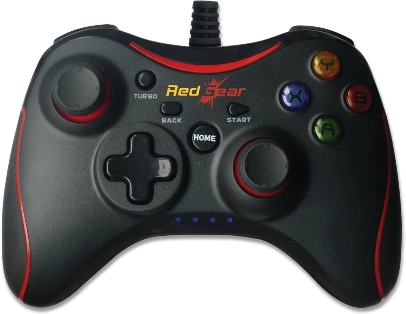 Redgear Pro Series (Wired) Gamepad (Black, For PC)-Gamepad-dealsplant