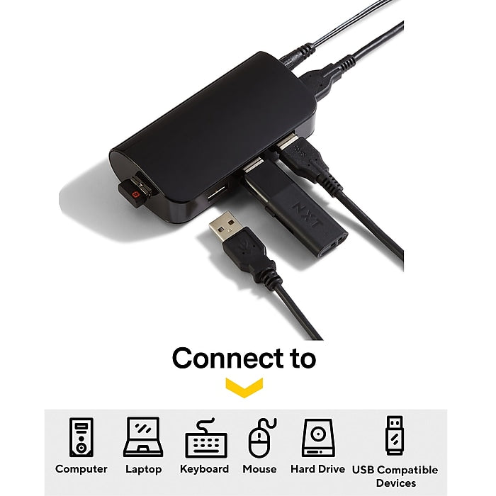 Dealsplant (4-in-1), Multiport Adapter with 1 x USB 3.0 & 3 x USB 2.0 Ports, up to 5 Gbps High Speed Data Transfer for Laptop/PC-USB HUB-dealsplant