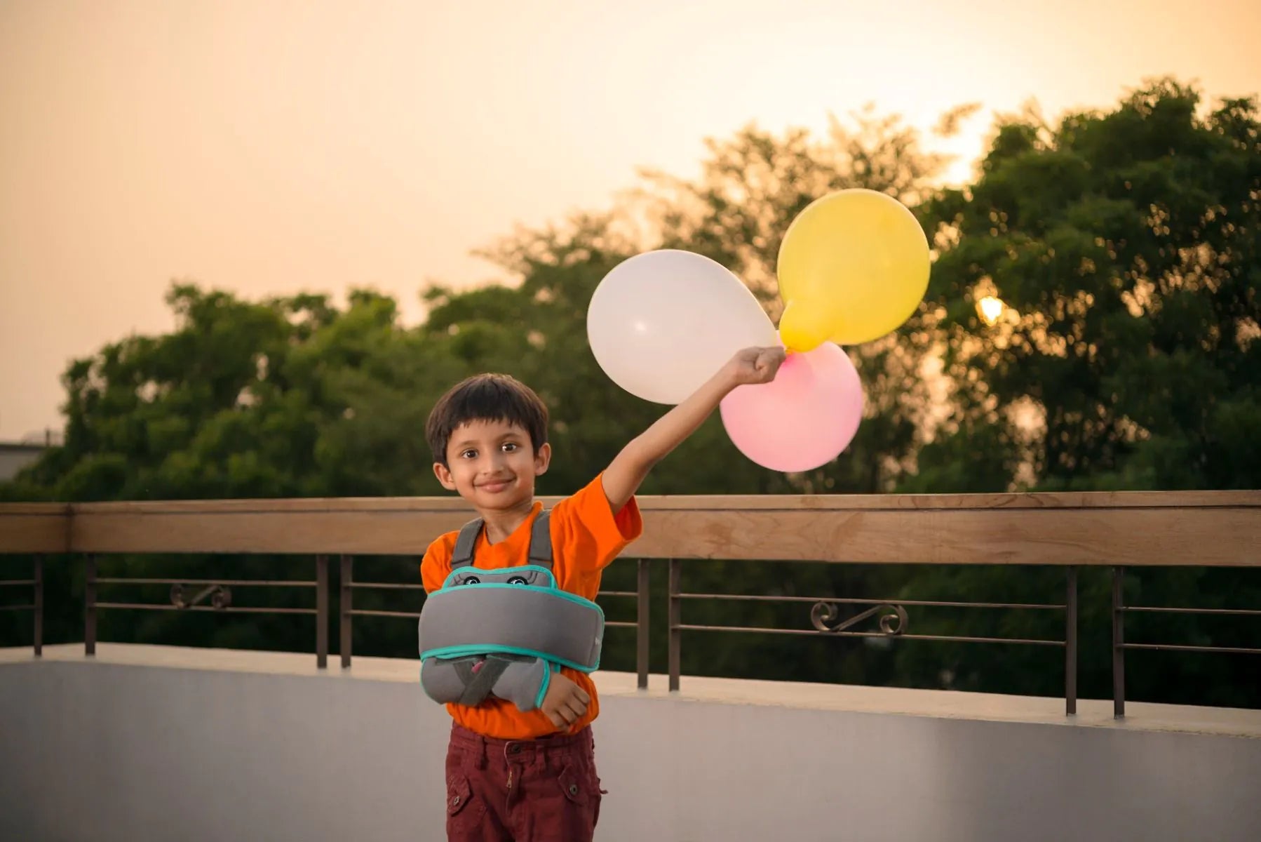 Tynor Universal Shoulder Immobiliser, Grey, Child, 1 Unit C-02 CH-Health & Personal Care-dealsplant