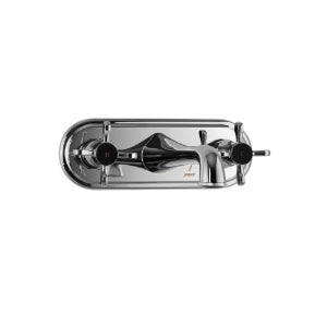 Jaquar Queen's Prime Faucets Two Concealed Stop Cocks - Chrome QQP-CHR-7433PM-Concealed Stop Cocks-dealsplant