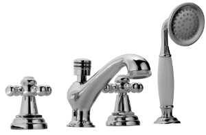 Jaquar Queen’s Bathtub Fillers 4-Hole Bathtub Mixer QQT-CHR-7277-Bath Tub Mixer-dealsplant