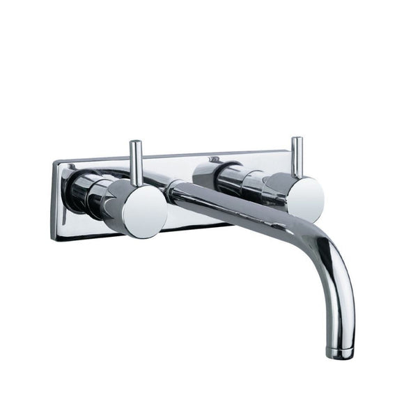 Jaquar Florentine Built in Two in Wall Stop Valve with Basin Spout FLR-CHR-5433N-Bathtub Spout-dealsplant