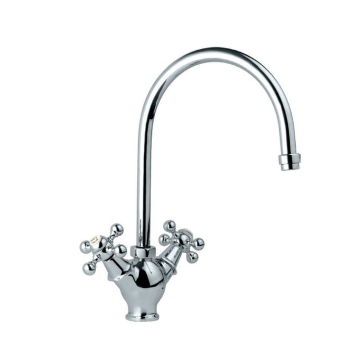 Jaquar Queen’s Mono Sink Mixer with Swivel High Neck Spout QQT-CHR-7319B-sink mixer-dealsplant