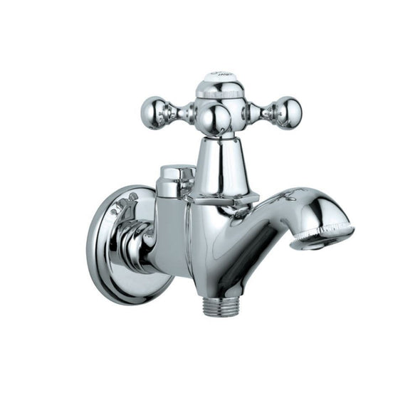 Jaquar Queen’s Two-Way Bib Tap with Wall Flange QQT-CHR-7041-bib tap-dealsplant
