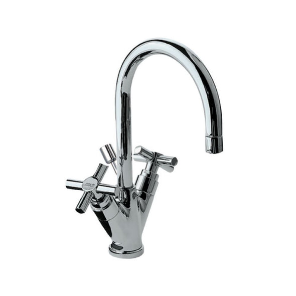 Jaquar Solo Monoblock Basin Mixer with popup waste Chrome SOL-CHR-6167B-Basin Mixer-dealsplant
