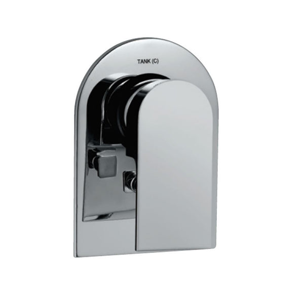 Jaquar Lyric Single Lever 3 Inlet Diverter Chrome LYR-38193K Consisting of Operating Lever, Wall Flange & Button Only-Single Lever 3 Inlet Diverter-dealsplant