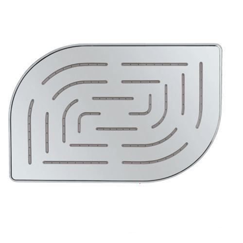 Jaquar Alive Overhead Shower OHS-85859M maze overhead shower 200x300mm round edge & rectangular head single flow (body & face plate stainless steel with chrome finish) with rubit cleaning system-overhead shower-dealsplant
