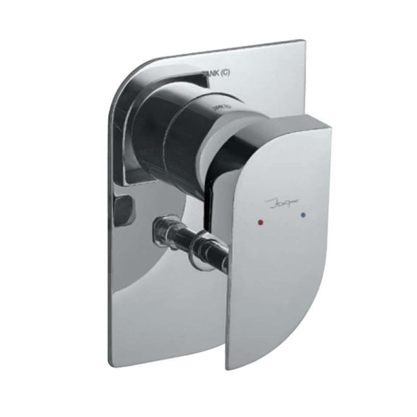 Jaquar Alive Single Lever 3 Inlet Diverter Chrome ALI-85193K Consisting of Operating Lever, Wall Flange & Button Only (Suitable For Item ALD-193)-Single Lever 3 Inlet Divertor-dealsplant