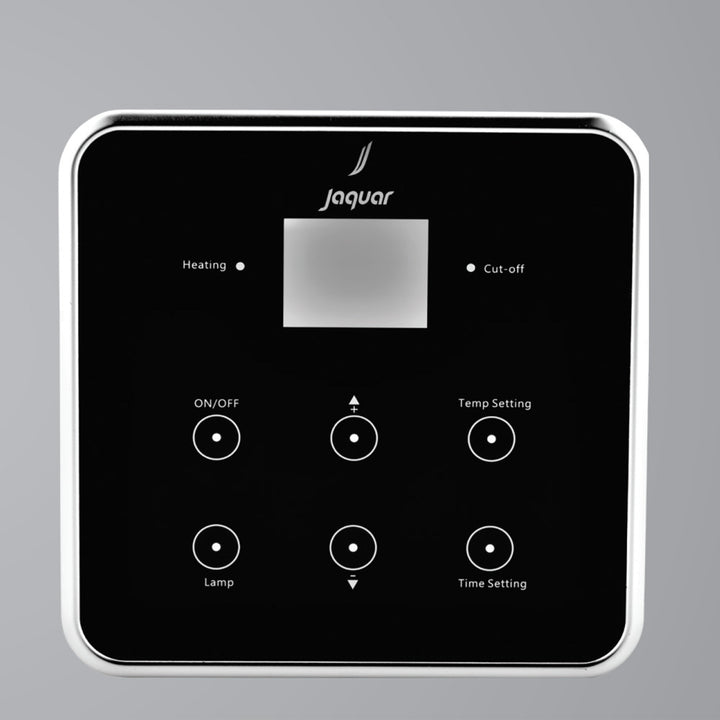 Jaquar Steam Bath Solutions Control Plates JSG-BLK-CPSQUARE Control Panel Ea For Jaquar Steam Generator (Black) 103x103mm-Control Plates-dealsplant