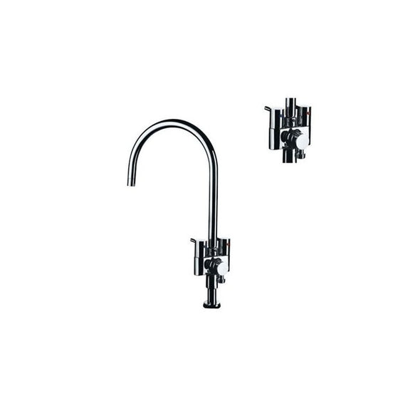 Jaquar Florentine Sink Cock with Provision for Connection to RO from rear side & Swinging Spout FLR-CHR-5355N-Sink Cock-dealsplant