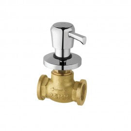 Essco Marvel Flush Cock With Wall Flange Faucet MVF-CHR-551 Flush Cock with Wall Flange, 25 mm size with Lever Handle-Flush Cock-dealsplant