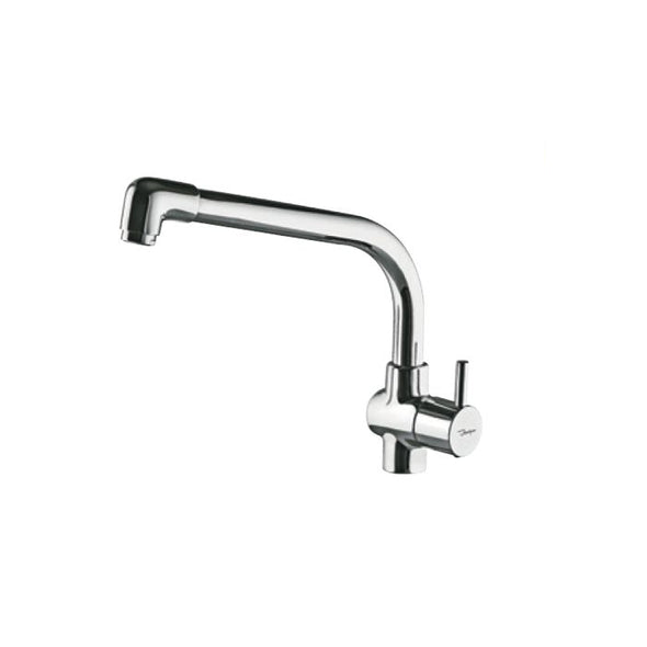 Jaquar Florentine Sink Cock with Extended Swinging Spout FLR-CHR-5357SD-Kitchen Faucet-dealsplant