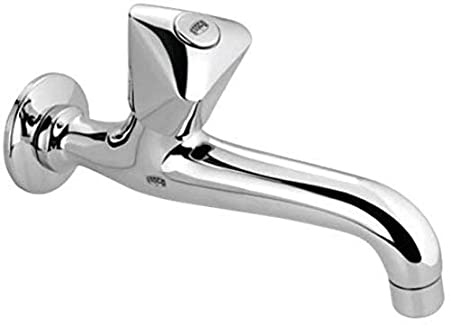 Essco Tropical Long Body Bib Cock with Wall Flange and Aerator TQT-CHR-512-Bib Cock-dealsplant