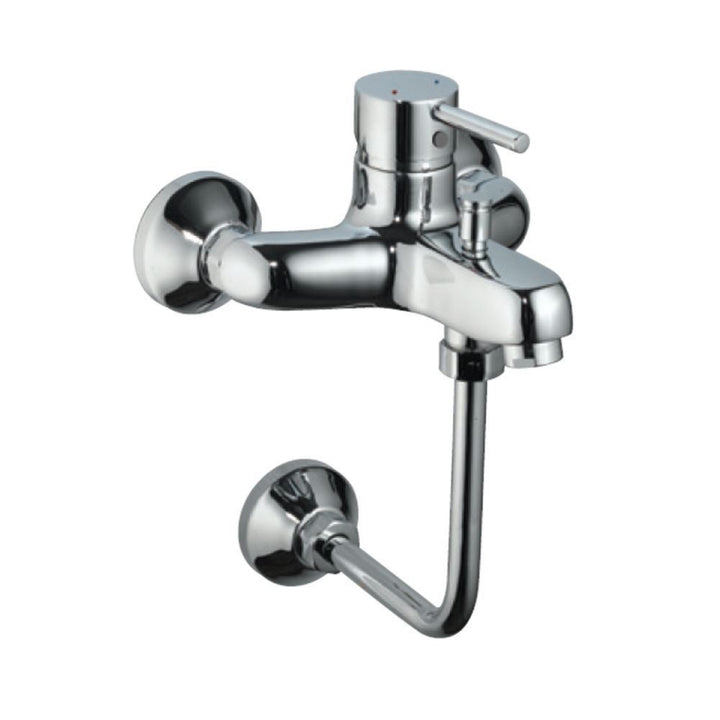 Jaquar Florentine Single Lever Wall Mixer with Provision for Overhead Shower FLR-CHR-5143-Wall Mixer-dealsplant