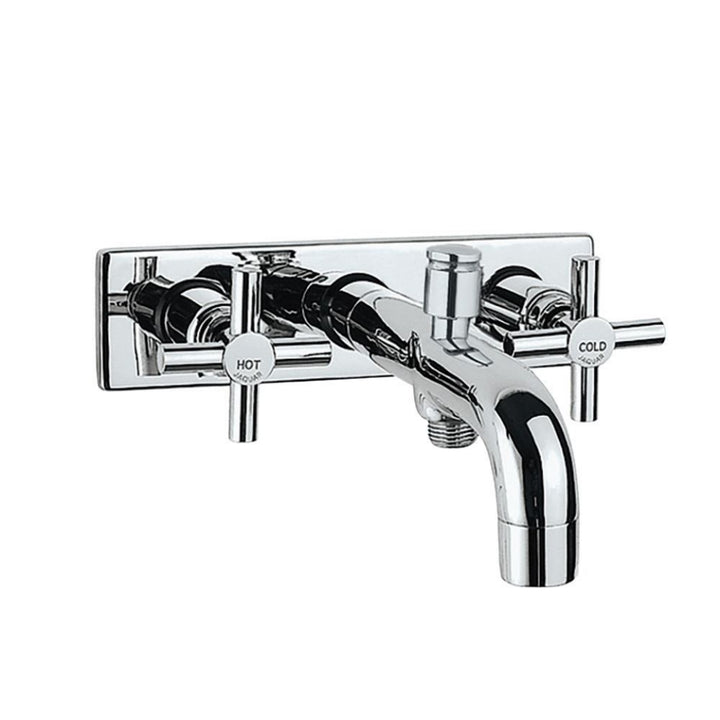 Jaquar Solo Built In Two in Wall Stop Valves with Diverter Spout SOL-CHR-6437-Wall Stop Valves-dealsplant