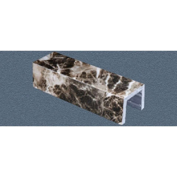 Jaquar Grey Mesh Artificial Marble Ledge ESA-GMS-LDG1010 1000 x 1000mm-Artificial Marble Ledge-dealsplant