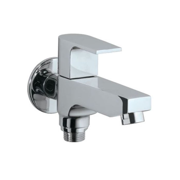 Jaquar Aria Two Way Bib Cock with Wall Flange Chrome ARI-CHR-39041-Bib Cock-dealsplant