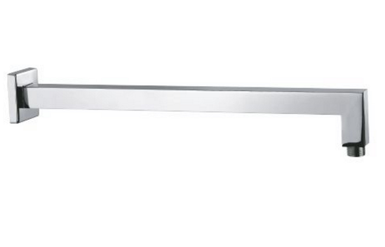 Jaquar Shower Arm Showers Chrome SHA-455L400 400 x 25 x 25 mm Square Shape For Wall Mounted Showers With Flange-Arm shower-dealsplant