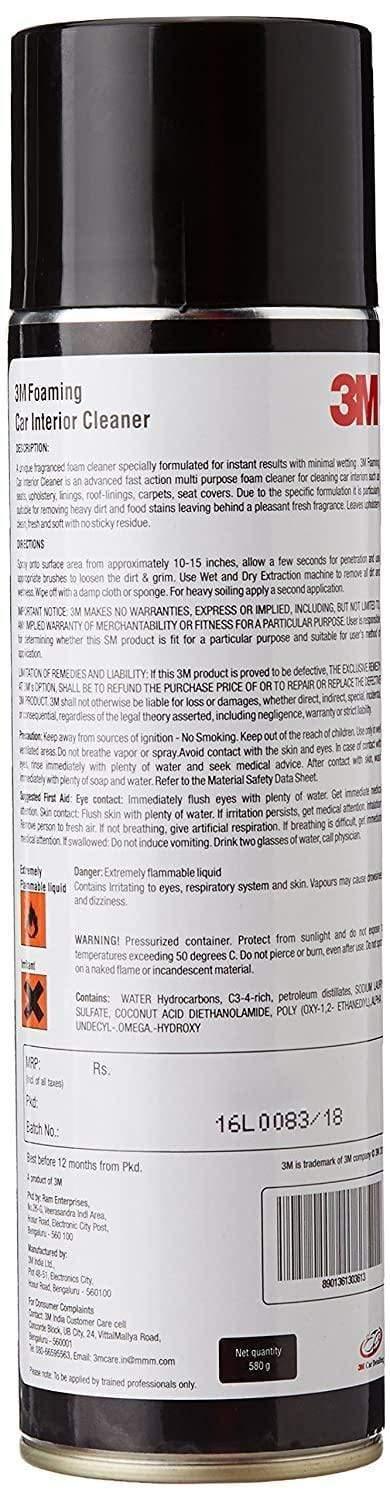 3M Foaming Car Interior Cleaner 580g - For Car seats, carpets, upholstery, roof & plastic parts-Car Accessories-dealsplant
